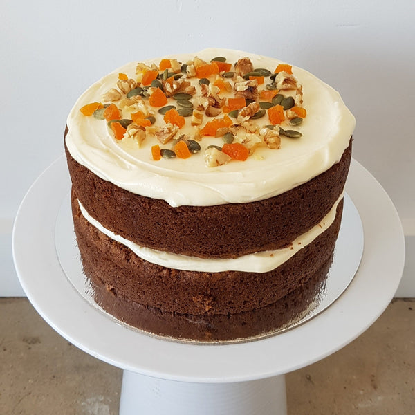 Carrot and walnut cake