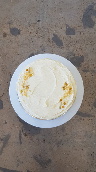 Vanilla sour cream cake