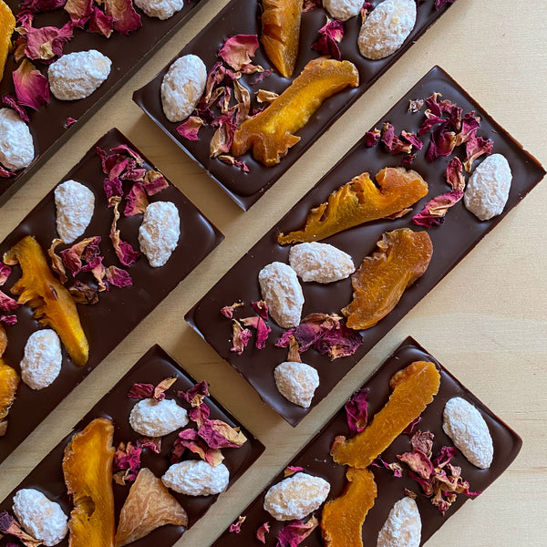 Chocolate Peachy Block