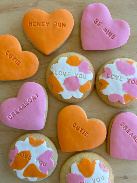 Sweet heart biscuit box (6pcs)