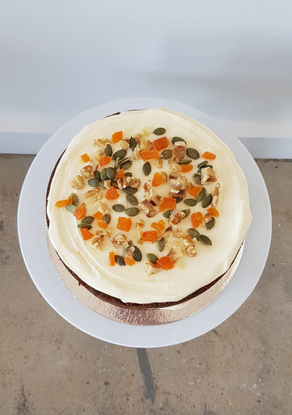 Carrot and walnut cake